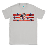 Moon Dust patriotic native american headdress 16oz libbey cup Classic Tee - HRA Design Shop