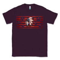Plum patriotic native american headdress 16oz libbey cup Classic Tee - HRA Design Shop
