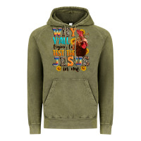 Vintage Olive why yall trying to test the jesus in me Vintage Hoodie - texasbilliewilder