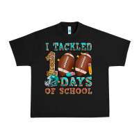Black i tackled 100 days of school american football Urban Heavy Tee - Zillion Design Studio