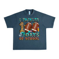Midnight Navy i tackled 100 days of school american football Urban Heavy Tee - Zillion Design Studio