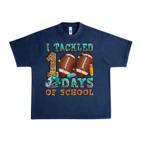Navy i tackled 100 days of school american football Urban Heavy Tee - Zillion Design Studio