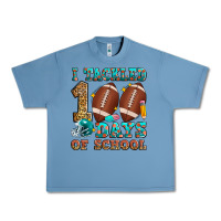 I Tackled 100 Days Of School American Football Urban Heavy Tee | Teevron