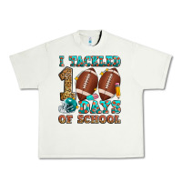 Pistachio i tackled 100 days of school american football Urban Heavy Tee - Zillion Design Studio