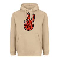 Mushroom Ladybug Peace Sign Heavyweight Hoodie - Jasminsmagicworld