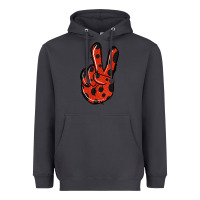 Smoke Ladybug Peace Sign Heavyweight Hoodie - Jasminsmagicworld
