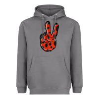 Storm Ladybug Peace Sign Heavyweight Hoodie - Jasminsmagicworld