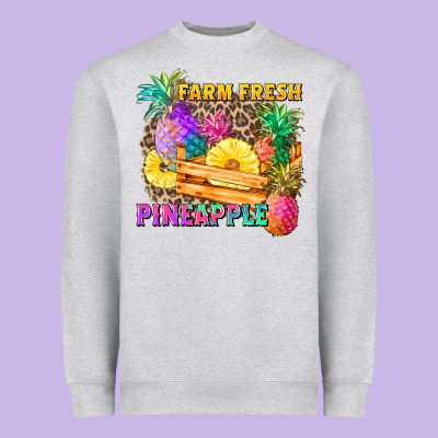 Farm Fresh Pineapple Heavyweight Sweatshirt Designed By Zillion Design Studio