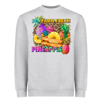 Heather Grey farm fresh pineapple Heavyweight Sweatshirt - Zillion Design Studio