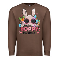 Chestnut one hoppy mama Premium Sweatshirt - MaliasSmallBusiness