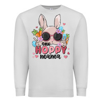 Dove Grey one hoppy mama Premium Sweatshirt - MaliasSmallBusiness