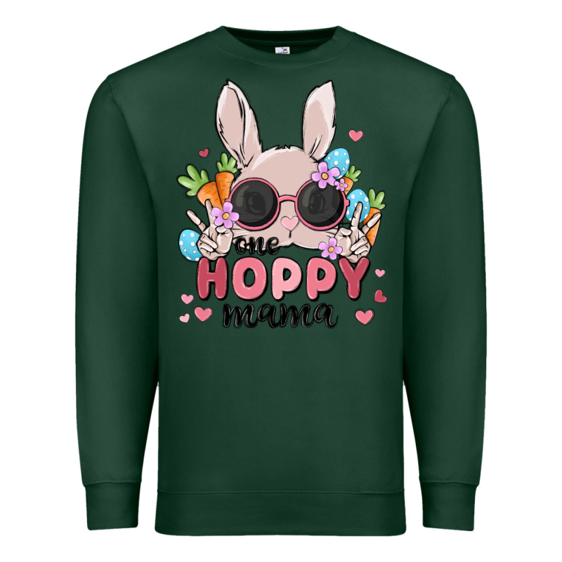 One Hoppy Mama Premium Sweatshirt by MaliasSmallBusiness | Teevron