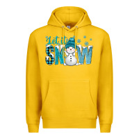Lemon let it snow with cute snowman bbs Premium Hoodie - BundleAndBundleShop
