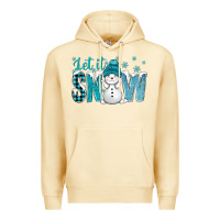 Pina Colada let it snow with cute snowman bbs Premium Hoodie - BundleAndBundleShop
