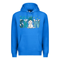 True Royal let it snow with cute snowman bbs Premium Hoodie - BundleAndBundleShop