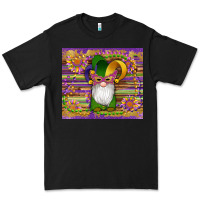 Mardi Gras Gnomes Mask Serape Sunflowers Premium Tee | Teevron
