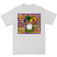 Dove Grey mardi gras gnomes mask serape sunflowers Premium Tee - Artiststas