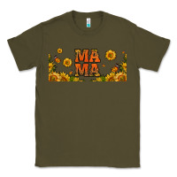 Army Green sunflowers and butterflies mama 16oz libbey cup Classic Tee - HRA Design Shop