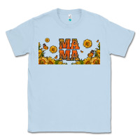 Dusty Blue sunflowers and butterflies mama 16oz libbey cup Classic Tee - HRA Design Shop
