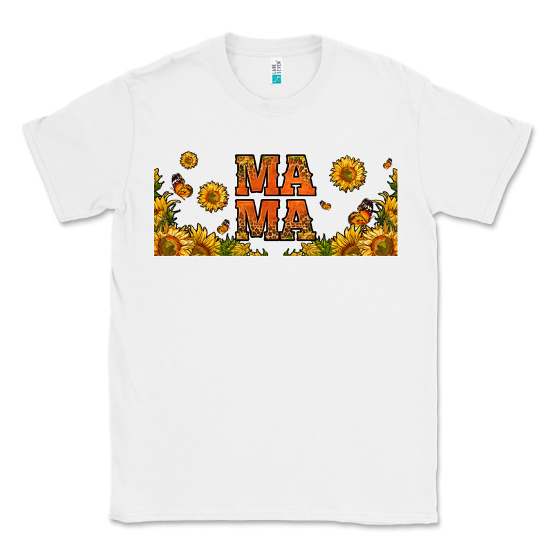 Sunflowers And Butterflies Mama 16oz Libbey Cup Classic Tee by HRA Design Shop | Teevron
