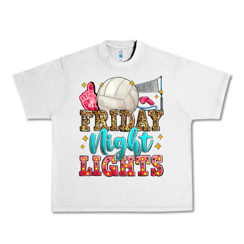 Friday Night Lights Volleyball Urban Heavy Tee by Zillion Design Studio | Teevron