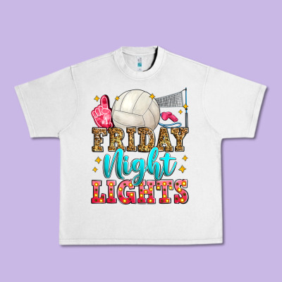 Friday Night Lights Volleyball Urban Heavy Tee Designed By Zillion Design Studio