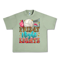 Oil Green friday night lights volleyball Urban Heavy Tee - Zillion Design Studio