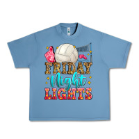 Pebble Blue friday night lights volleyball Urban Heavy Tee - Zillion Design Studio