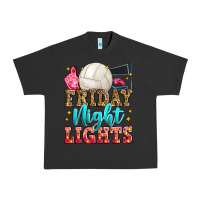 Pigment Black friday night lights volleyball Urban Heavy Tee - Zillion Design Studio