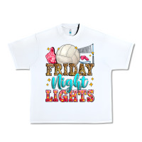 White friday night lights volleyball Urban Heavy Tee - Zillion Design Studio