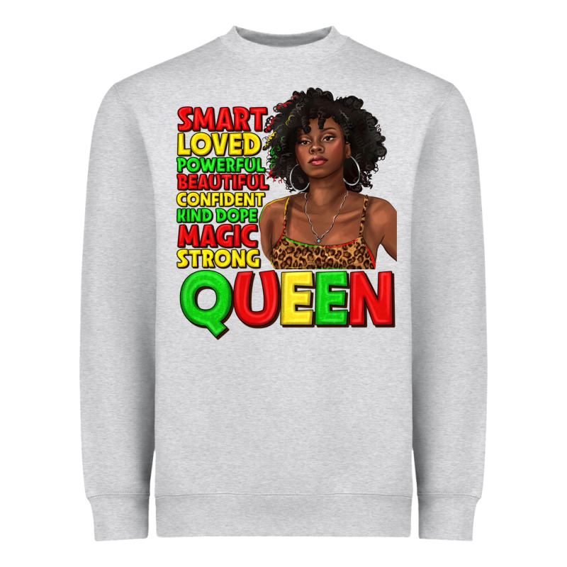 Black Queen Quotes Juneteenth Heavyweight Sweatshirt by texasbilliewilder | Teevron