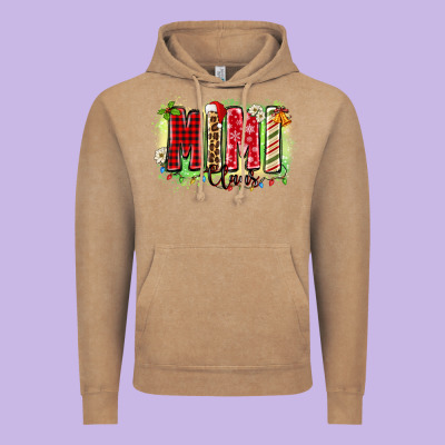 Mimi Claus Vintage Hoodie Designed By Zillion Design Studio