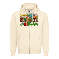Santa's Favorite Teacher Zipper Hoodie | Teevron