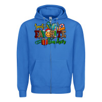 True Royal santa's favorite teacher Zipper Hoodie - AdoDesignShop