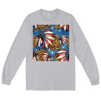 Moon Dust 4th of july indian headdress seamless pattern Long Sleeve Tee - HRA Design Shop
