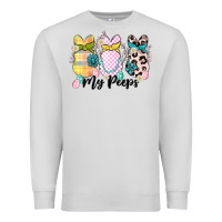 Dove Grey my peeps Premium Sweatshirt - MaliasSmallBusiness