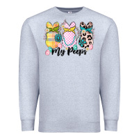 Heather Grey my peeps Premium Sweatshirt - MaliasSmallBusiness