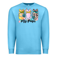 Ocean Blue my peeps Premium Sweatshirt - MaliasSmallBusiness