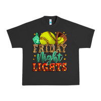 Pigment Black friday night lights softball Urban Heavy Tee - Zillion Design Studio