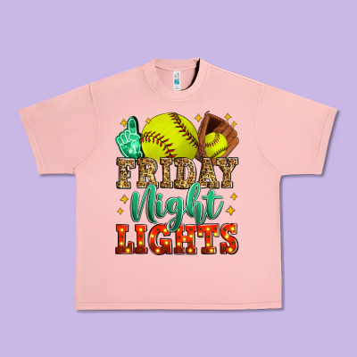 Friday Night Lights Softball Urban Heavy Tee Designed By Zillion Design Studio