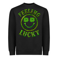 Black feeling lucky with leopard Heavyweight Sweatshirt - RanaPortraitStore