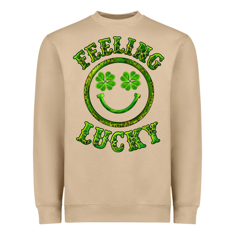 Feeling Lucky With Leopard Heavyweight Sweatshirt by RanaPortraitStore | Teevron
