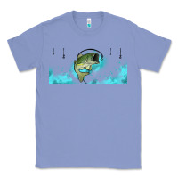 Colony Blue jumping bass fishing 16oz libbey cup Classic Tee - HRA Design Shop