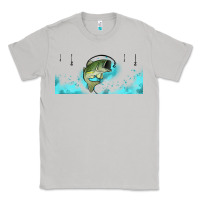 Moon Dust jumping bass fishing 16oz libbey cup Classic Tee - HRA Design Shop