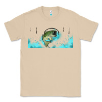 Mushroom jumping bass fishing 16oz libbey cup Classic Tee - HRA Design Shop