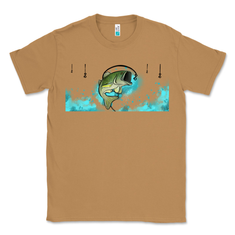 Jumping Bass Fishing 16oz Libbey Cup Classic Tee by HRA Design Shop | Teevron