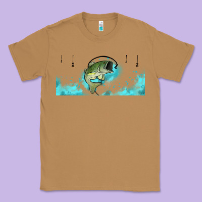 Jumping Bass Fishing 16oz Libbey Cup Classic Tee Designed By Hra Design Shop