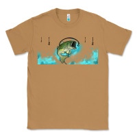 Toasted Coconut jumping bass fishing 16oz libbey cup Classic Tee - HRA Design Shop