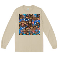 4th Of Juky Veteran Boots Seamless Pattern Long Sleeve Tee | Teevron