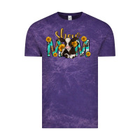 Cloud Purple show mom with cow mothers day Vintage Tee - texasbilliewilder